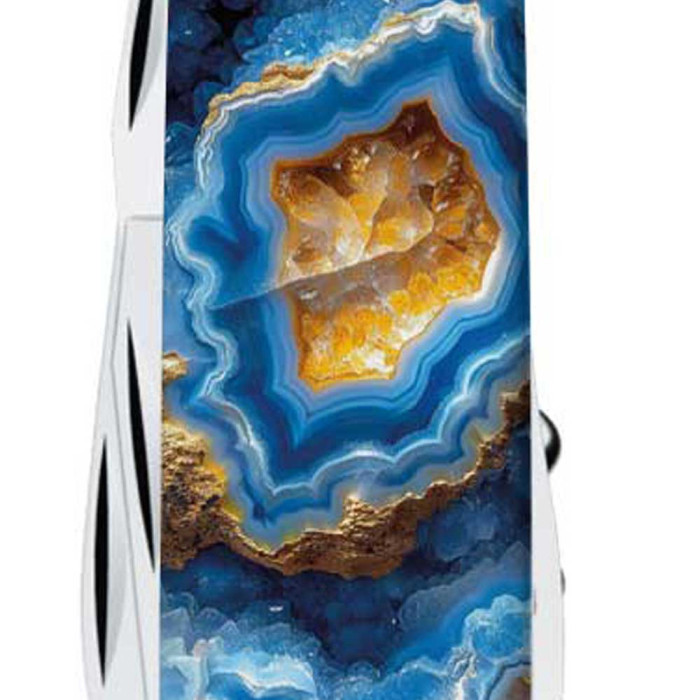 Складаний ніж Victorinox CLIMBER DESIGN Блакитний агат 