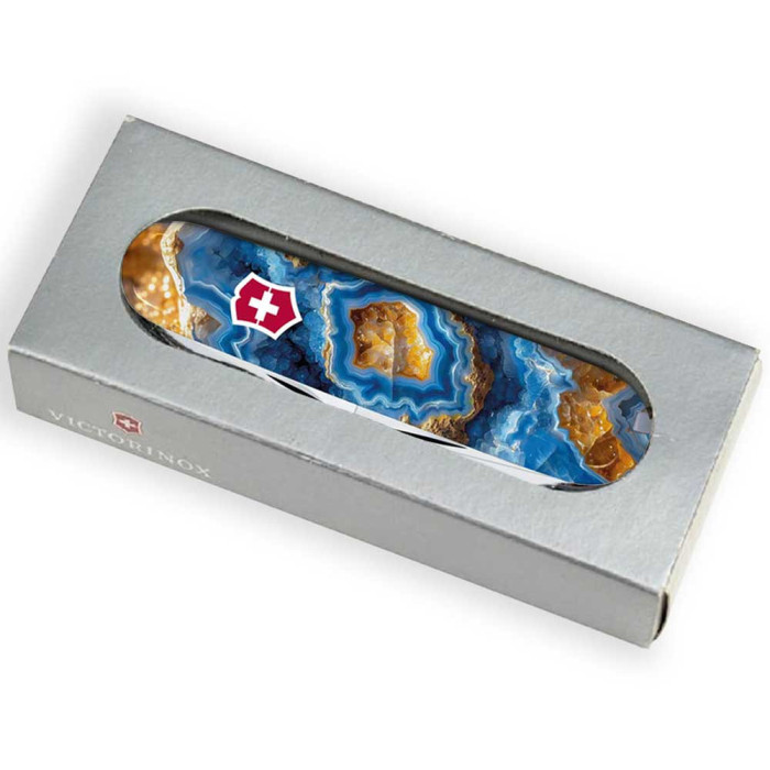 Складаний ніж Victorinox CLIMBER DESIGN Блакитний агат 