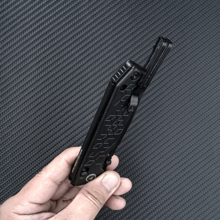 Ніж складаний SRM Rubik 7228B-AB, чорний 