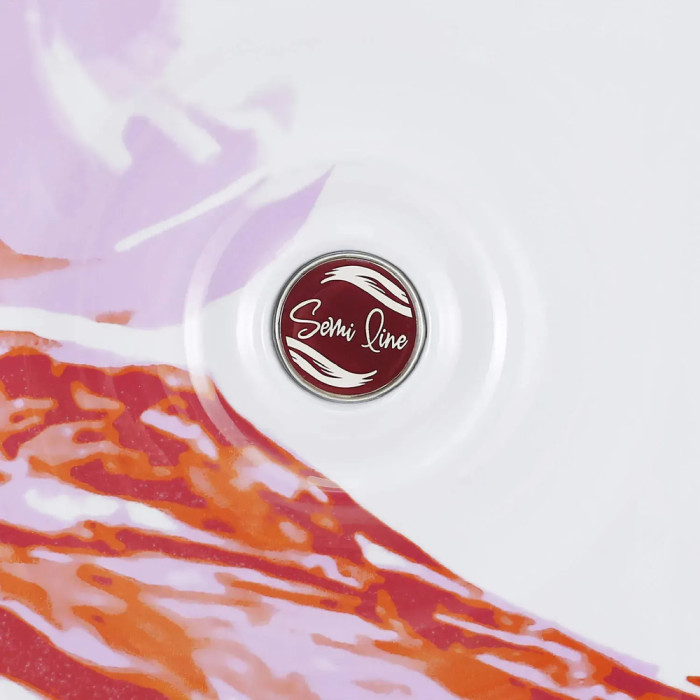 Валіза Semi Line 24" (M) White/Red Print (T5654-2) 