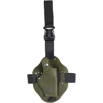 Кобура Ammo Key ILLEGIBLE-1 S Olive на стегно для ПМ (KO.IL1.PM.S.06.0)
