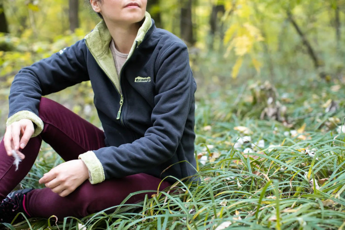 Жіноча куртка Tramp Бія Сіро/зел. XS 