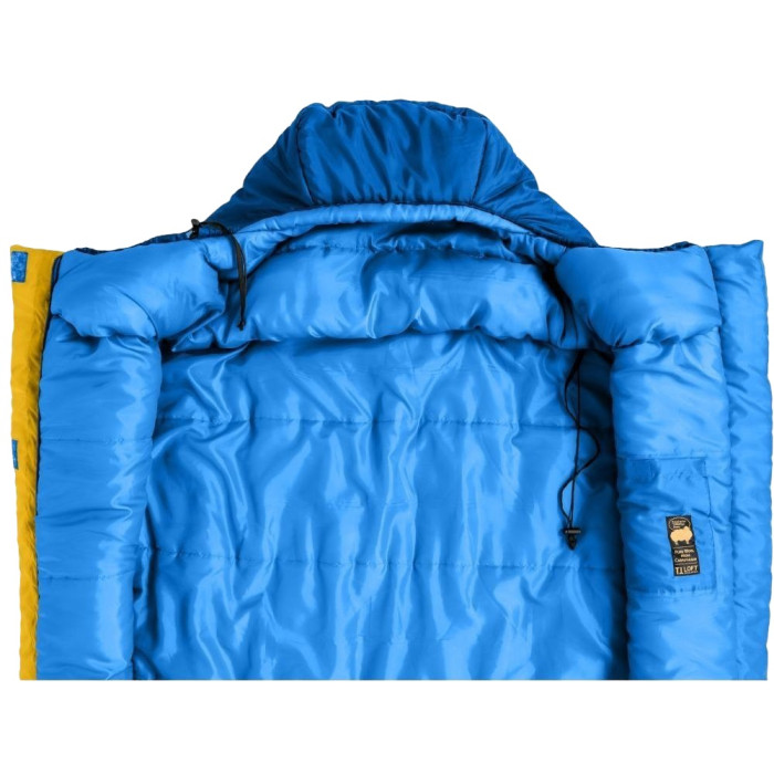 Спальник Turbat Vogen Winter blue/yellow - 185 см - синій/жовтий 