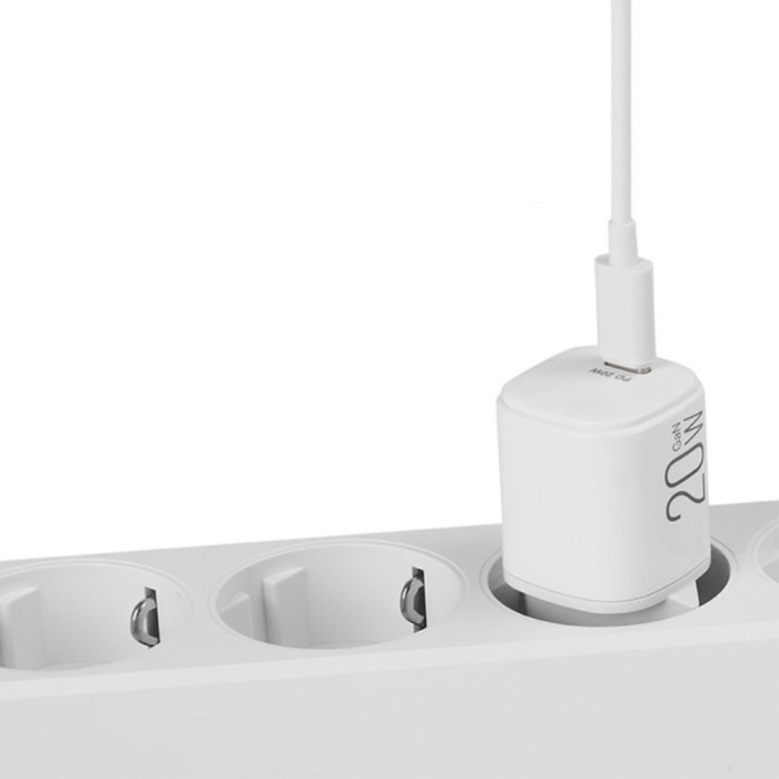 Мережевий зарядний пристрій Brevia ePowerGaN PD20W USB-C 