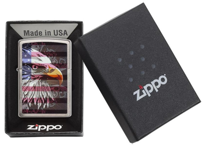 Запальничка Zippo Eagle Flag 28652 
