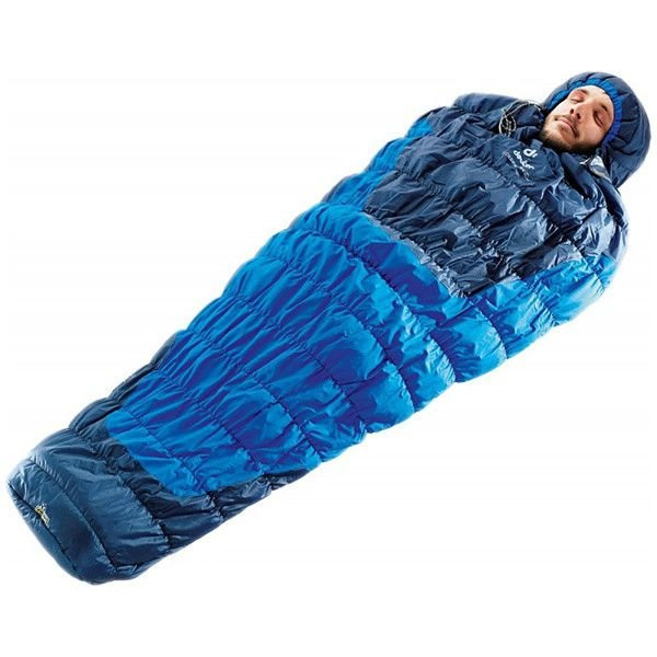 Спальний мішок Deuter Exosphere + 2° L 3310 cobalt-steel, правий 