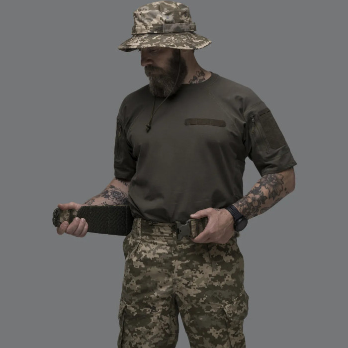 Тактичний розвантажувальний пояс Ukrarmor S/M Піксель 