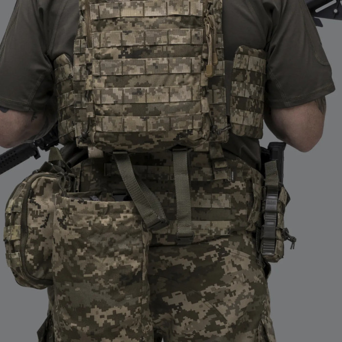Тактичний розвантажувальний пояс Ukrarmor S/M Піксель 