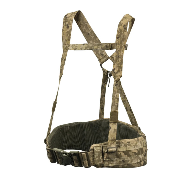 Тактичний розвантажувальний пояс Ukrarmor S/M Піксель 