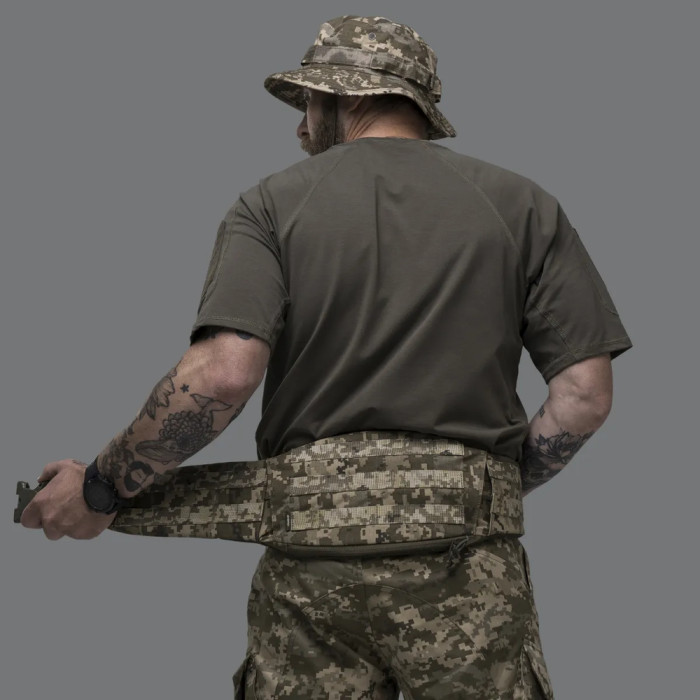Тактичний розвантажувальний пояс Ukrarmor S/M Піксель 