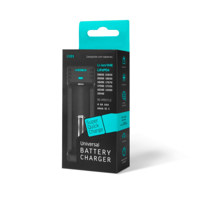 Зарядний пристрій універсальний Videx VCH-U101 