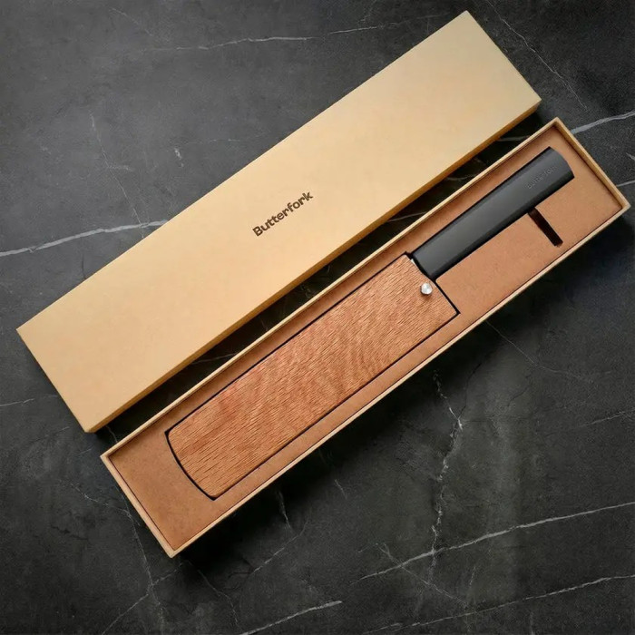 Ніж кухонний Butterfork Nakiri AR-RPM9 ABS Dark Grey 