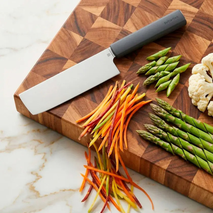 Ніж кухонний Butterfork Nakiri AR-RPM9 ABS Dark Grey 