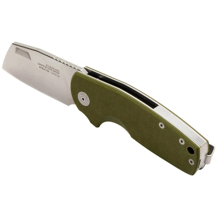 Ніж Stout FLK OD Green/Stonewash (SOG 14-03-11-57) 