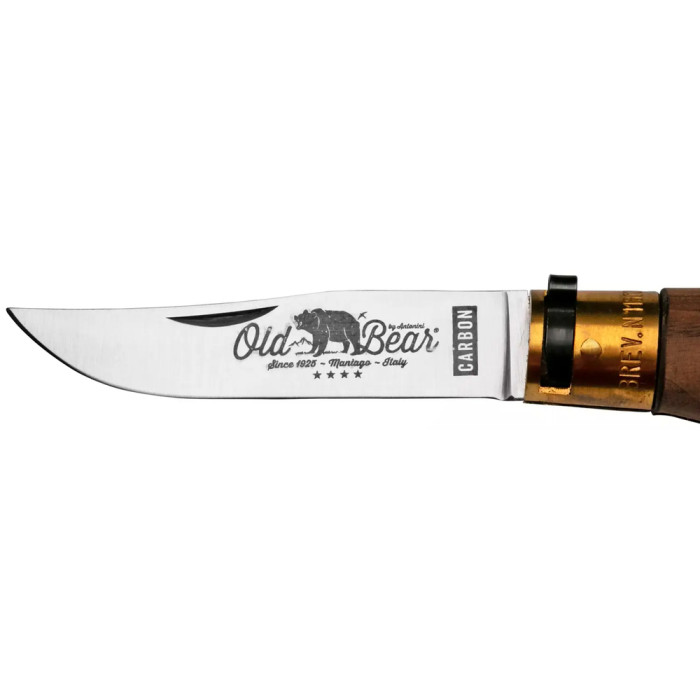Ніж Old Bear Classic L, C70 steel, Walnut wood 
