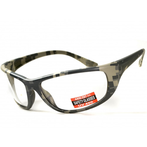 Окуляри Global Vision Hercules-6 Digital Camo (clear) прозорі в камуфлюючій оправі 