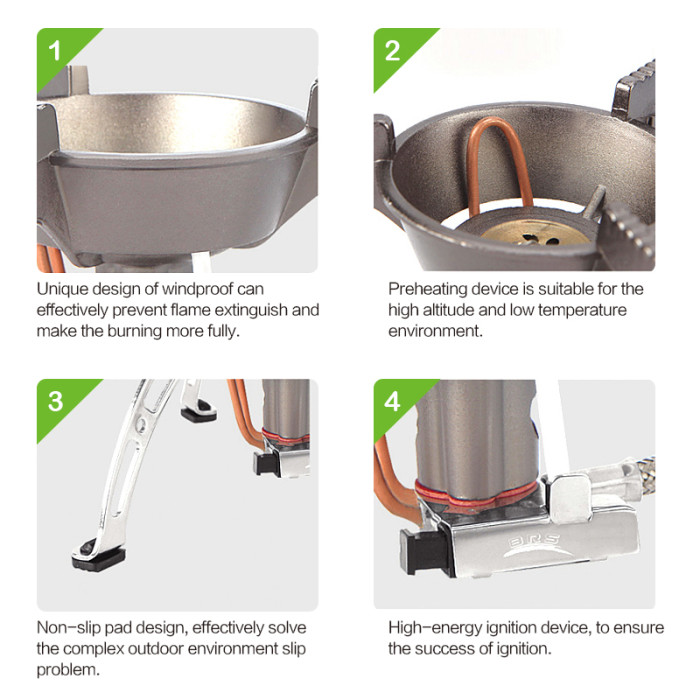 Газовий пальник BRS-11 (пошкоджено упаковку / без упаковки) 
