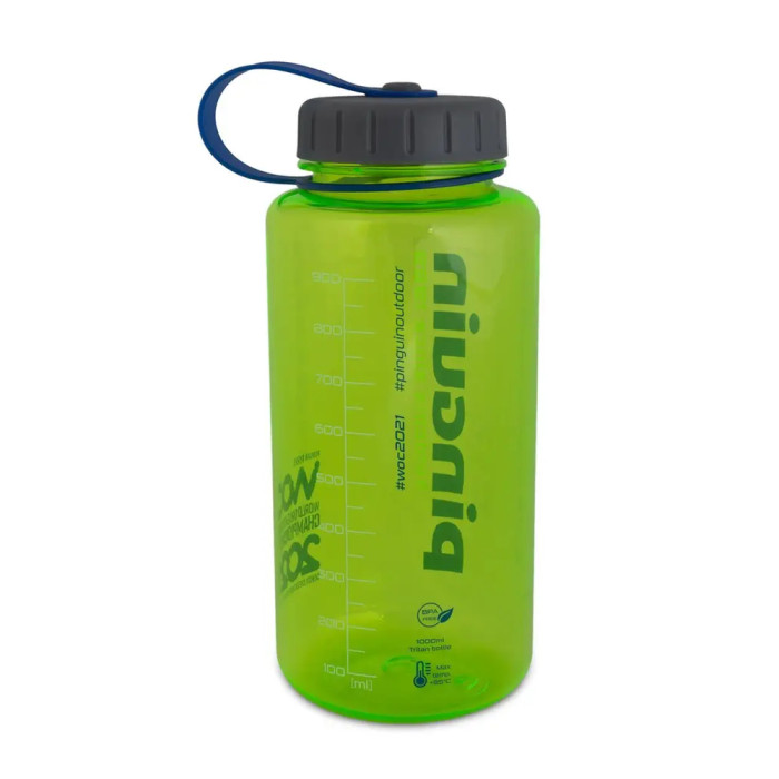 Фляга Pinguin Tritan Fat Bottle 2020 BPA-free, 1,0 L, Green (PNG 806649) 