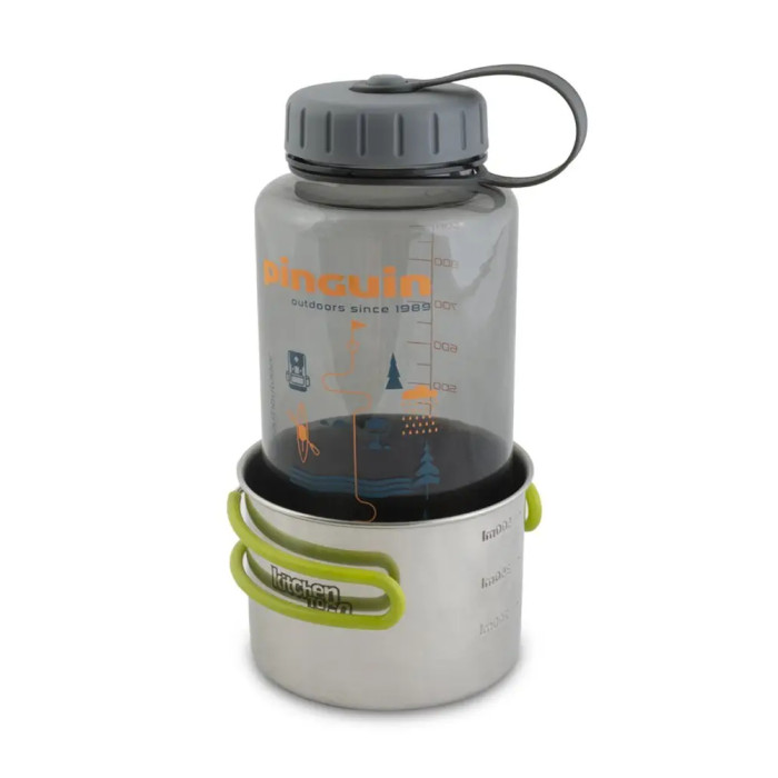 Фляга Pinguin Tritan Fat Bottle 2020 BPA-free, 1,0 L, Green (PNG 806649) 