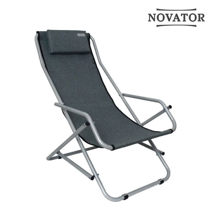 Крісло-шезлонг Novator SH-7 Grey 