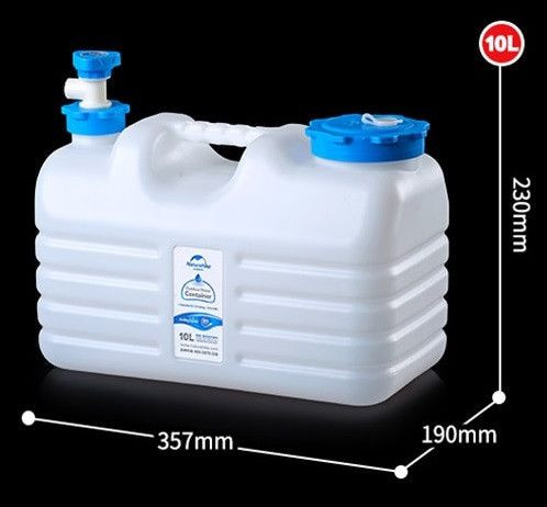 Каністра для води Naturehike Water container 10 л NH16S009-T transparent 