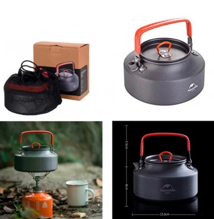 Чайник Naturehike Camping 1.6 л NH17C020-H сірий 