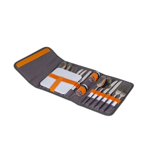 Набір столових приборів Bo-Camp Picnic 17 Pieces 4 Person Grey (7504340) 