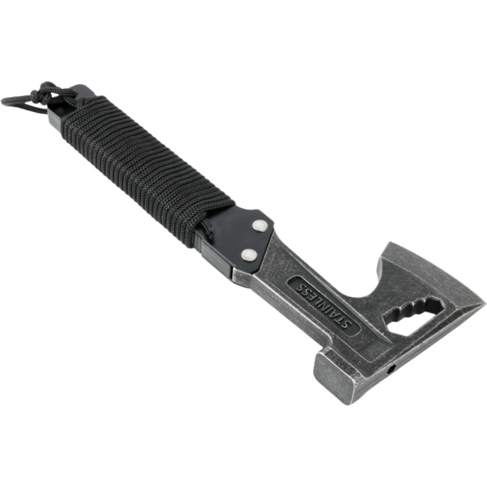 Сокирка туристична UAD з нержавіючої сталі Чорна 