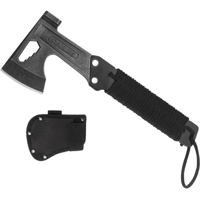 Сокирка туристична UAD з нержавіючої сталі Чорна