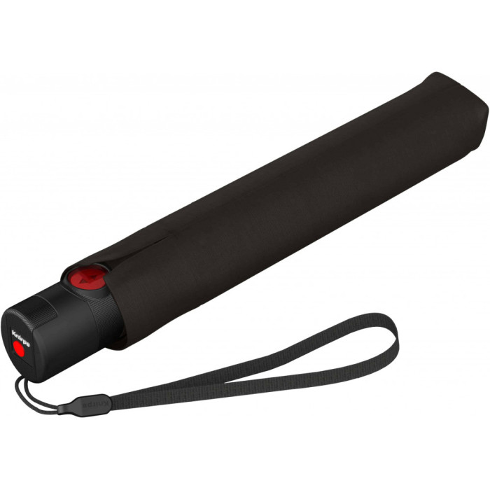 Парасоля Knirps U.200 Black Black UV Coating Авто / Складана / 6спиць / D97x26см 