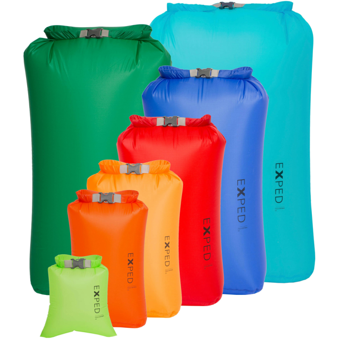 Гермомішок Exped FOLD DRYBAG UL L blue - синій 