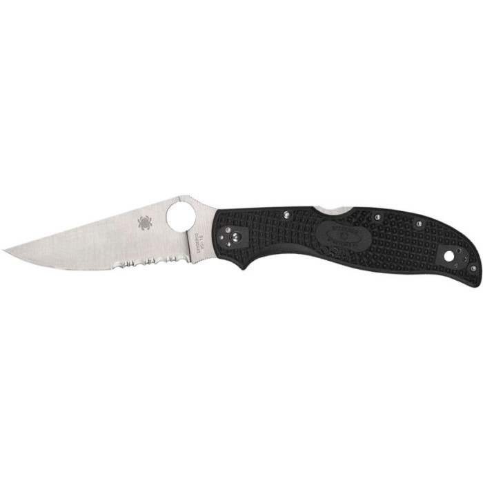 Ніж Spyderco Stretch 2 XL FRN, полусеррейтор black (C258PSBK) 