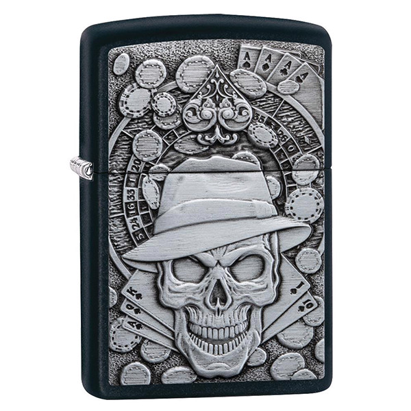 Запальничка Zippo 218 Gambling Skull (49183) 