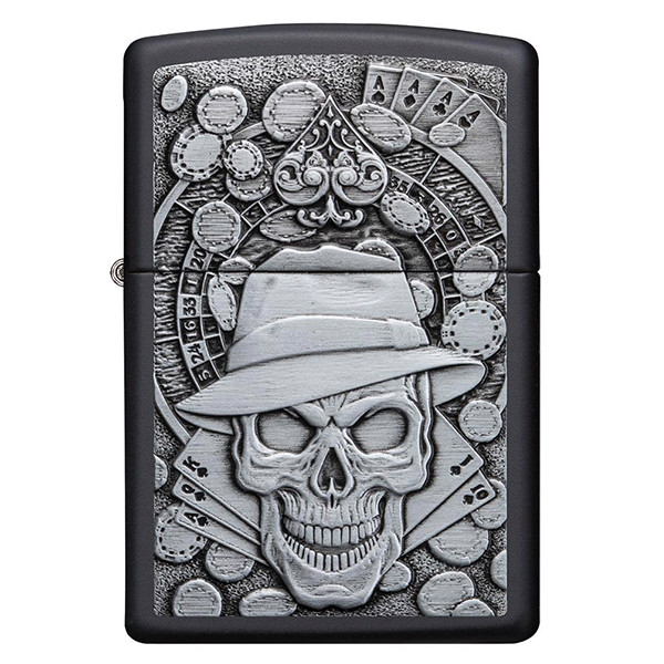 Запальничка Zippo 218 Gambling Skull (49183) 