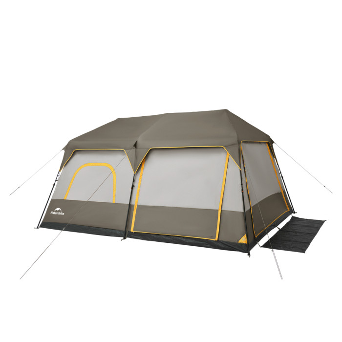 Намет восьмимісний Naturehike Cape 13.1 CNK2450WS050 з швидким розкриттям, сіро-коричневий 