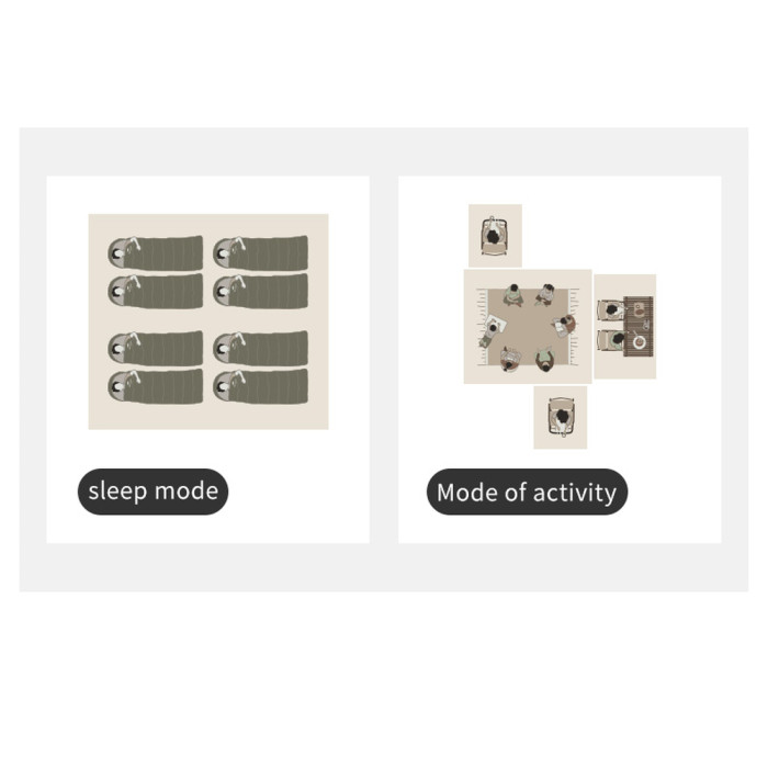 Намет восьмимісний Naturehike Cape 13.1 CNK2450WS050 з швидким розкриттям, сіро-коричневий 