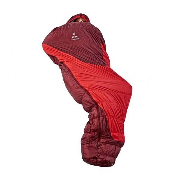 Спальний мішок Deuter Exosphere -4° 5520 fire-cranberry, правий 