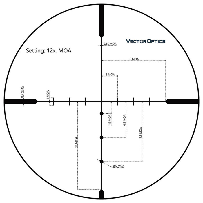 Приціл оптичний Vector Optics Matiz 4-12x40 (25,4 мм) SFP 