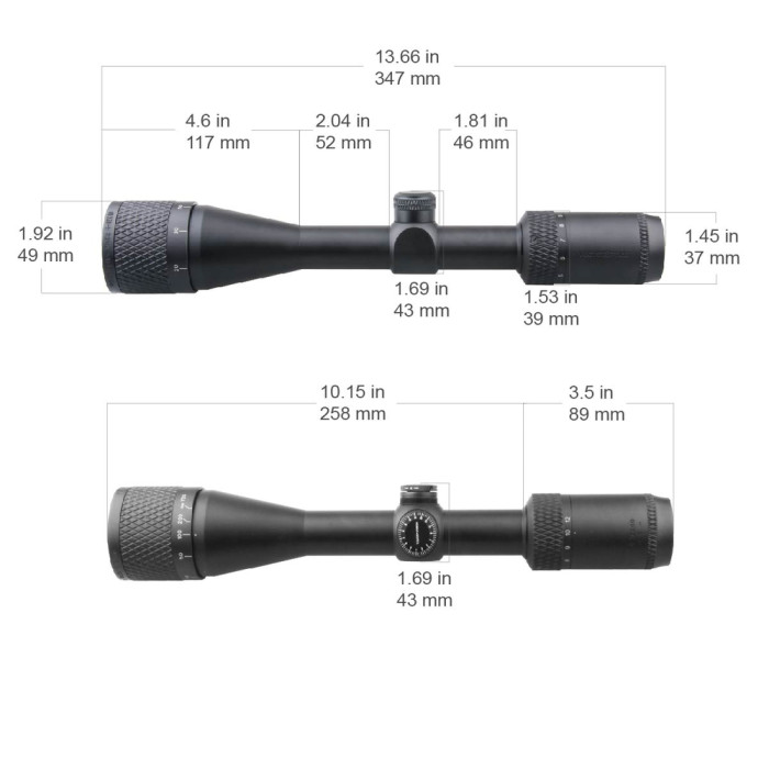 Приціл оптичний Vector Optics Matiz 4-12x40 (25,4 мм) SFP 