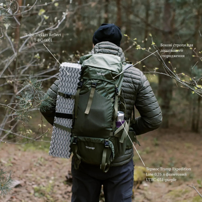 Рюкзак Tramp Trek 40 UTRP-057-olive 