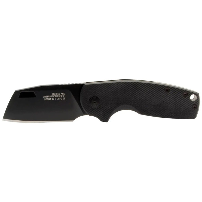 Ніж Stout SJ Cleaver/Blackout (SOG 16-03-07-57) 