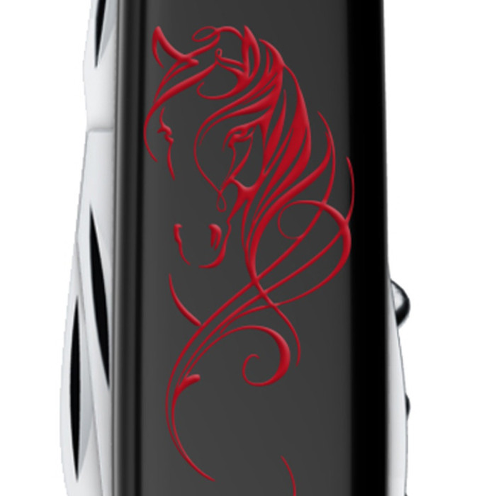 Складаний ніж Victorinox SPARTAN ZODIAC Червоний кінь 1.3603.3.Z5361u 
