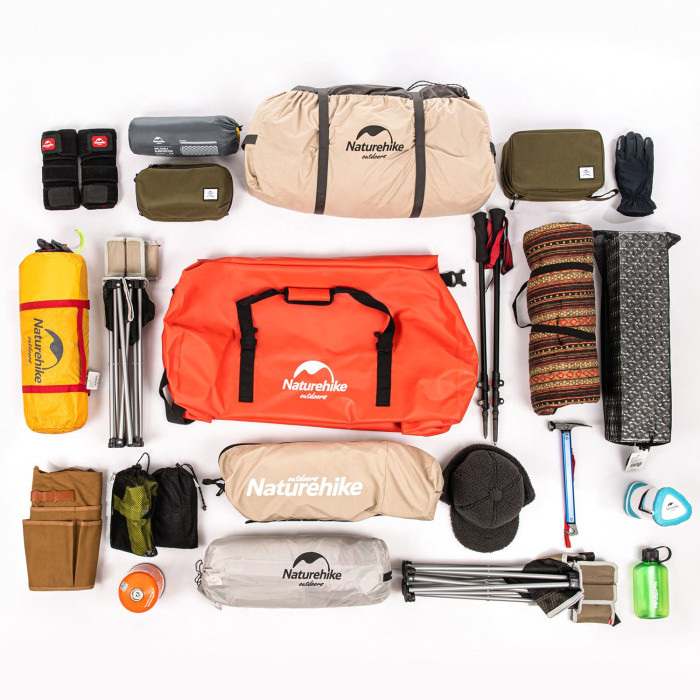 Сумка-баул водонепроникна Naturehike NH20FSB03, 120 л, червона 
