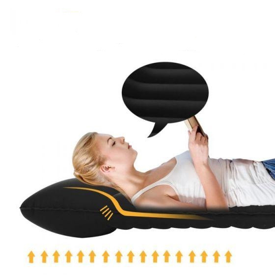 Надувний килимок KingCamp DELUEX COMFORT (KM1904) BLACK 