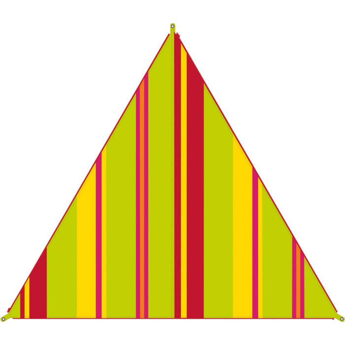 Тент High Peak вигнутий карибський полотно AO Stripe Lime Punch (50008) 