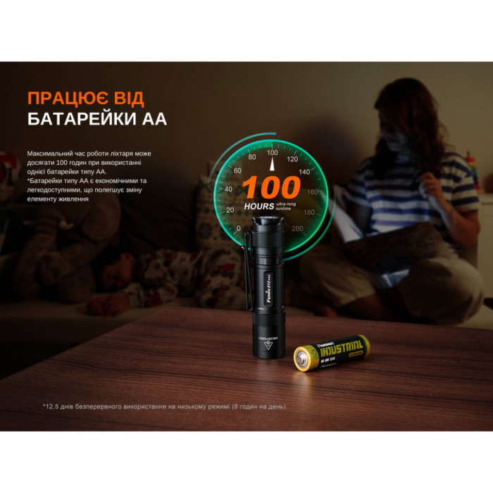 Ліхтар ручний Fenix E12 V3.0 (пошкоджена упаковка) 