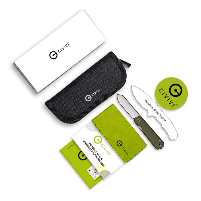 Ніж складаний Civivi Sendy Guibourtia Wood C21004A-2 