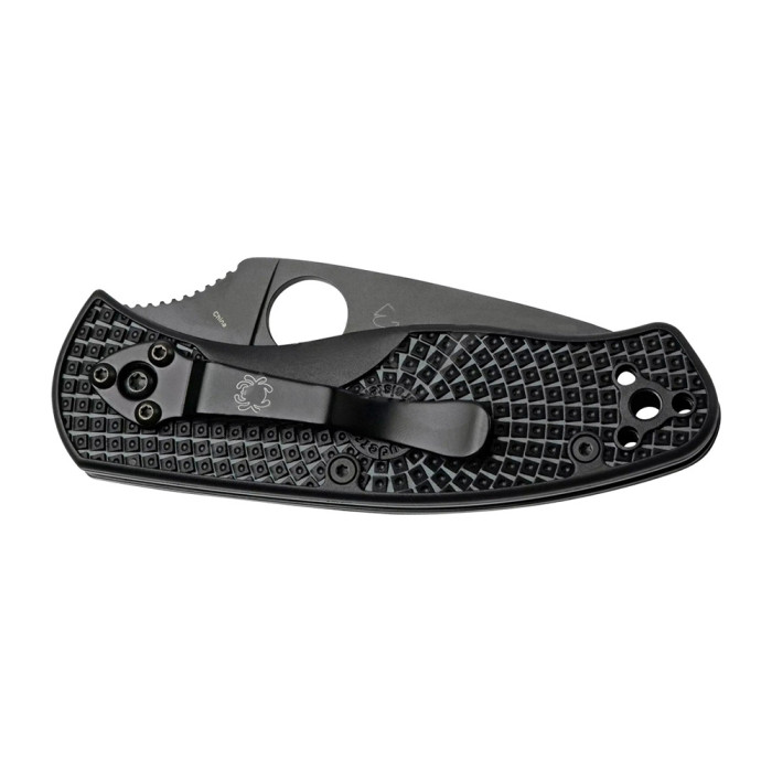 Ніж Spyderco Persistence FRN Black Blade, полусеррейтор 