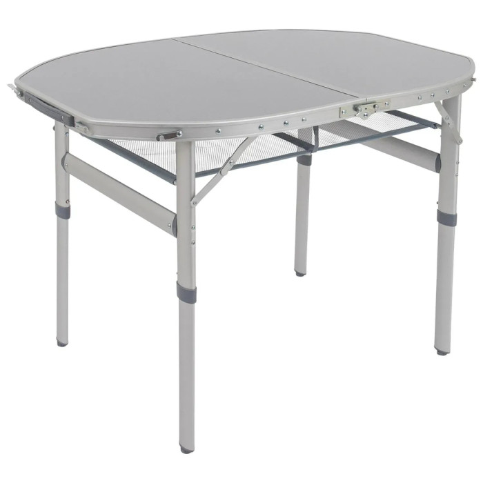 Стіл Bo-Camp Premium Oval 100x70 cm Grey (1404424) 