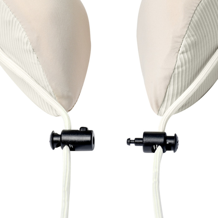 Подушка бавовняна для шиї, з пам'яттю Naturehike CNK2450WS019, сіра 